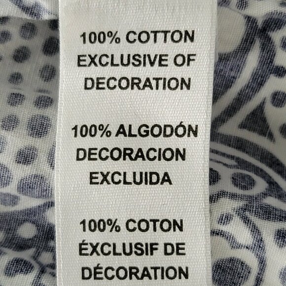 Hartstrings Girls Blue & White Sun Dress with Bows Size 5 - Picture 7 of 7